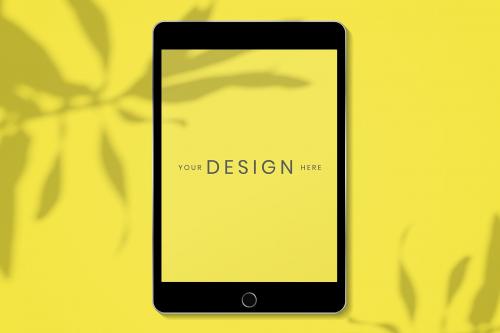 Digital tablet screen mockup design - 935127