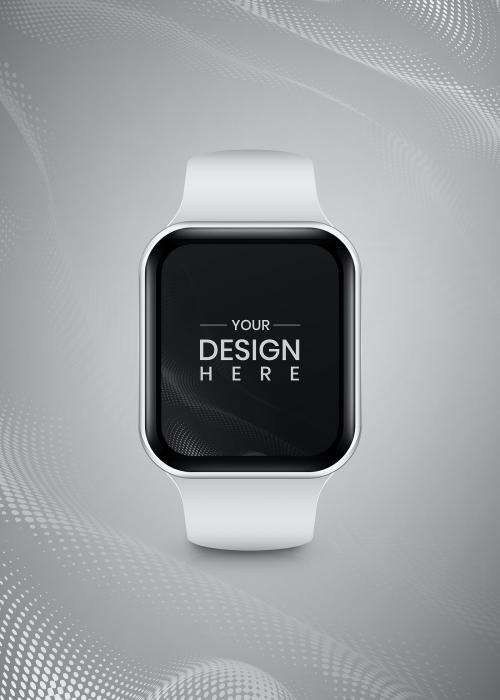 Blank smartwatch screen mockup design - 935152