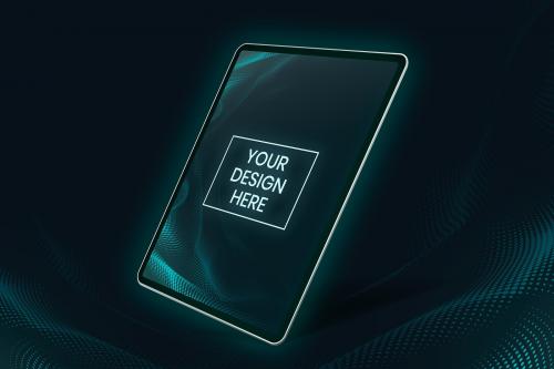 Digital tablet screen mockup design - 935158