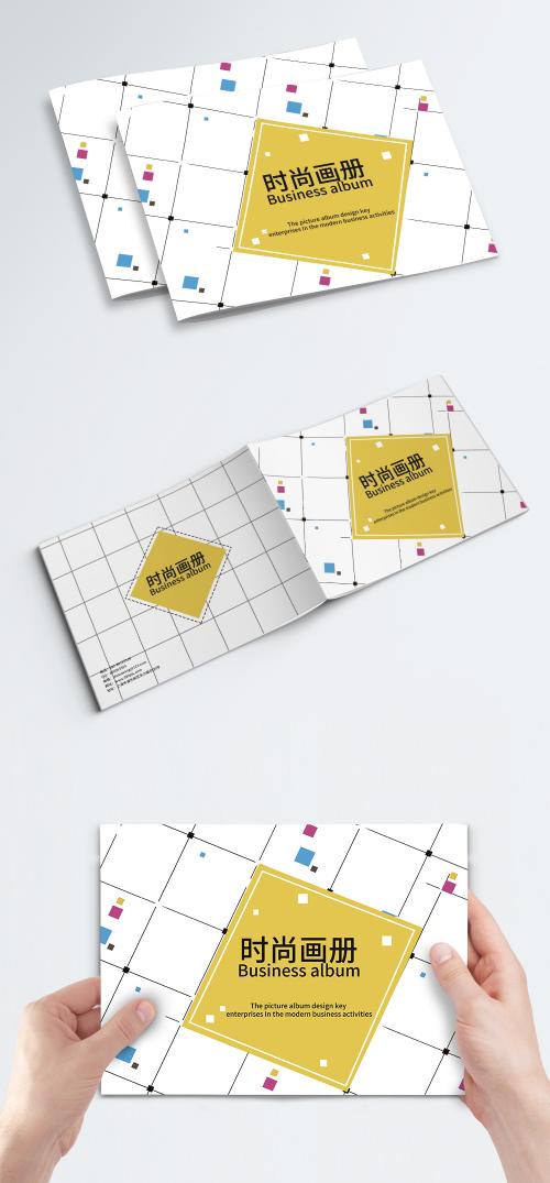 LovePik - geometric enterprise brochure cover - 400505951