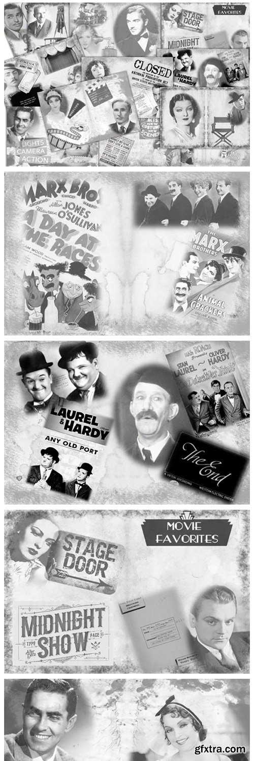 12 Black and White Movies Backgrounds 4191516