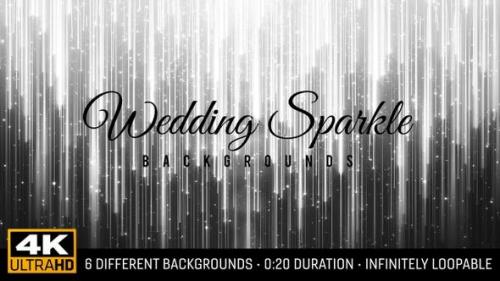 Videohive - Wedding Sparkle Backgrounds 4K (6-Pack) - 23344955