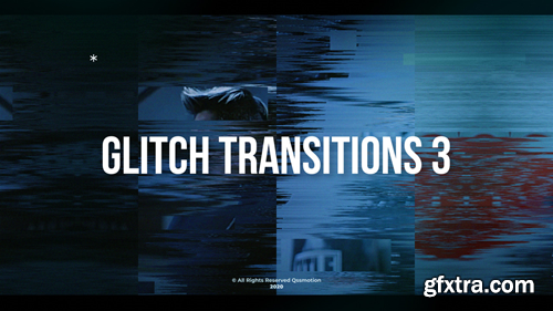 MotionArray Glitch Transitions V3 600000