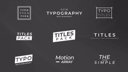 MotionArray - Typography Simple Style - 582374