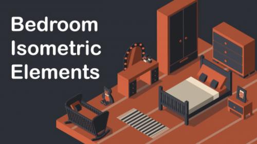 MotionArray - Bedroom Isometric Elements - 601584