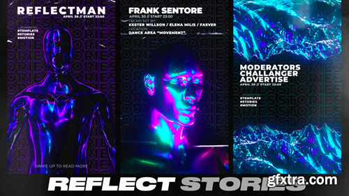 MotionArray Reflect Typography Stories Pack 573221