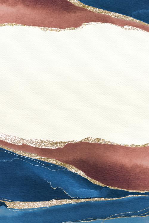 Shimmering blue and brown paint textured background - 2051367