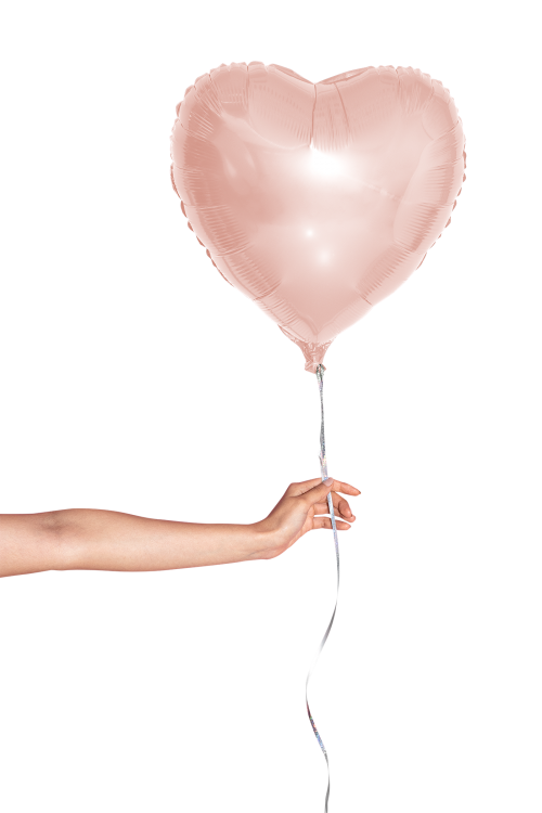 Pink heart balloon transparent png - 2089675