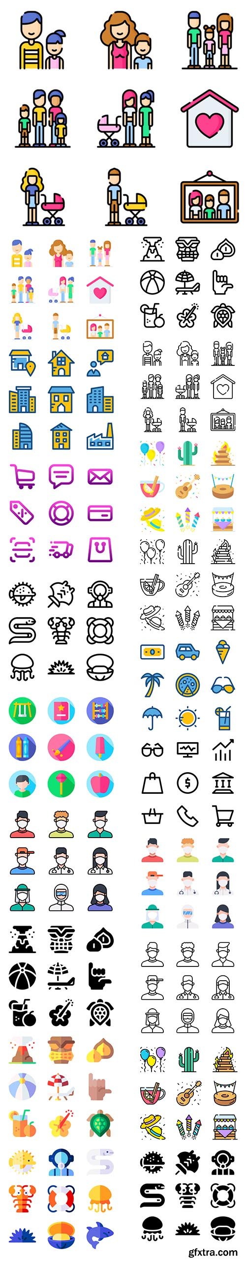 Big Icons Various Pack - More 800 Icons!