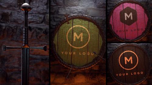 MotionArray - Medieval Logo Reveal - 554623