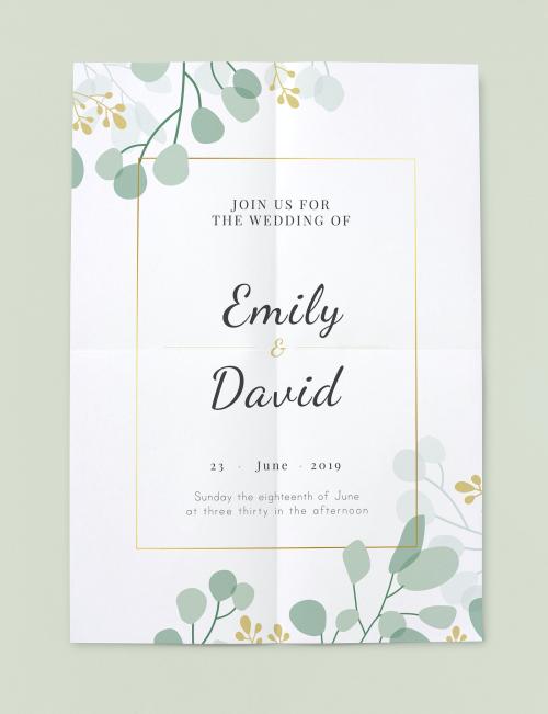 Wedding invitation card - 545575