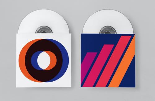 Swiss design of cd package mockups - 554554