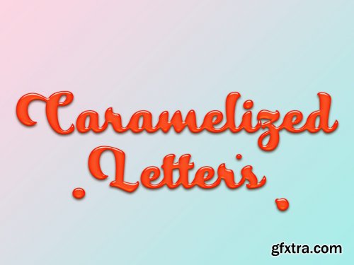 Caramelized Letters Style Text Effect Mockup 344611213