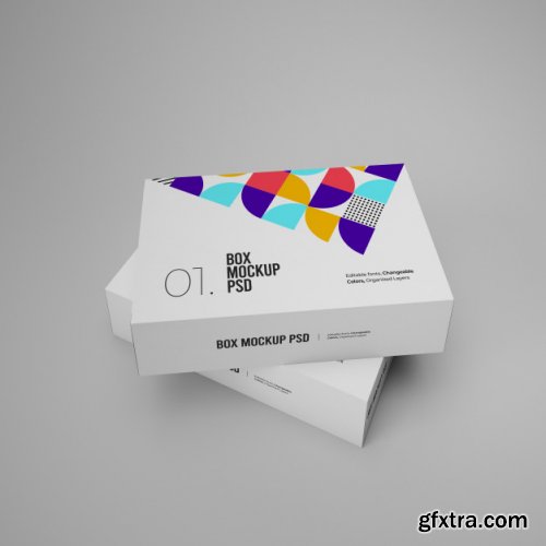 3d package box mockups