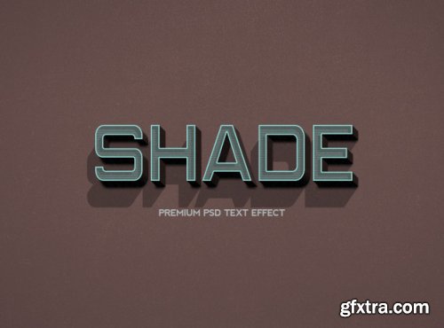 3D text effect