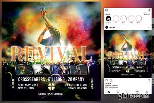 CreativeMarket - Revival Worship 4660948