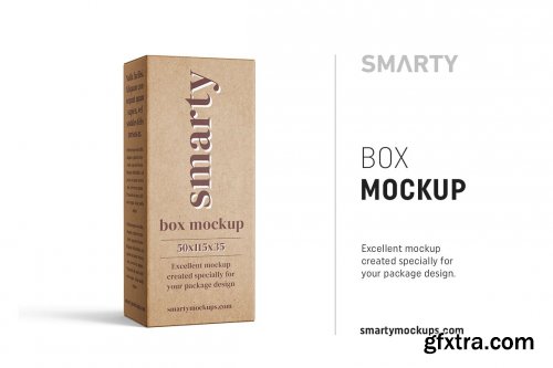 CreativeMarket - Box mockup 50x115x35 4851397