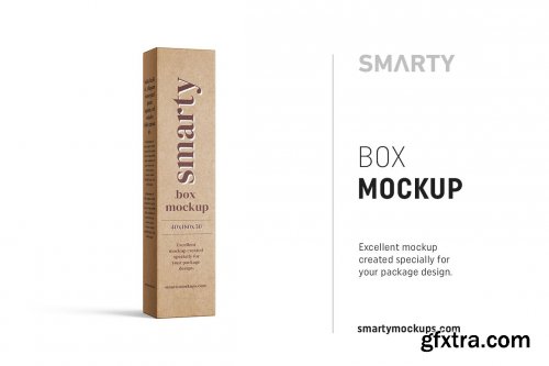 CreativeMarket - Box mockup 40x180x30 4851354