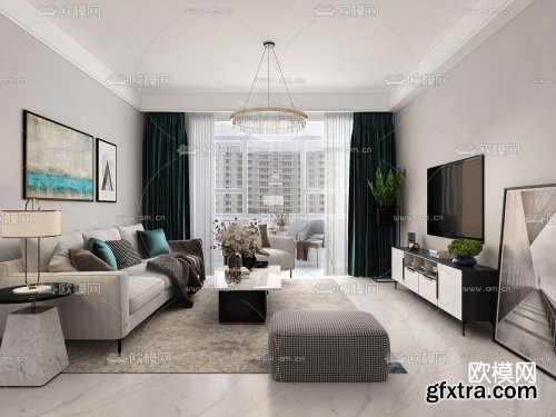 Modern Style Livingroom 438