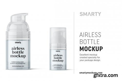 CreativeMarket - Airless bottle mockup 4850552