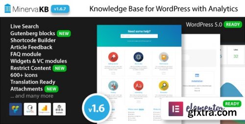 Codecanyon - MinervaKB Knowledge Base for WordPress with Analytics - 19185769 - v1.6.7