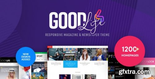 Themeforest - GoodLife - Magazine & Newspaper WordPress Theme - 13638827 - v4.1.7.1 Nulled
