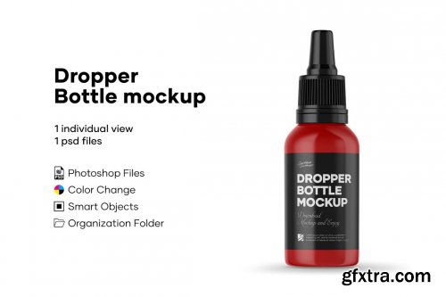 CreativeMarket - Dropper Bottle Mockup 4977808