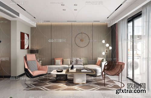 Modern Style Livingroom 440