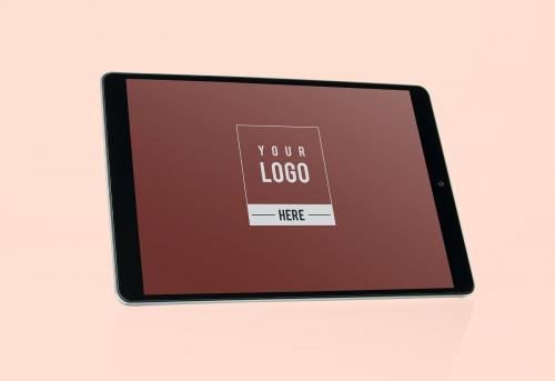 Full screen tablet mockup design - 524135