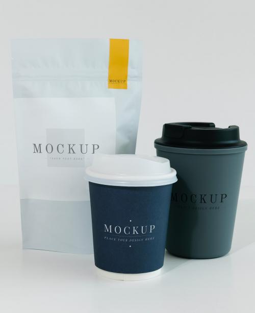 Packaging mockup for a coffee shop - 525559