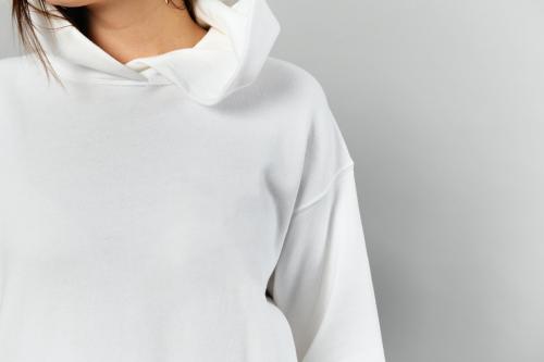 Woman in a white hoodie - 2288653