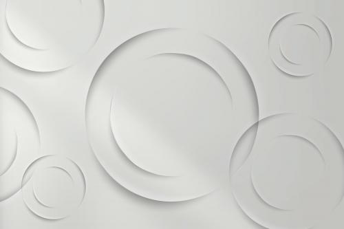 White circles with drop shadow pattern background vector - 1224908