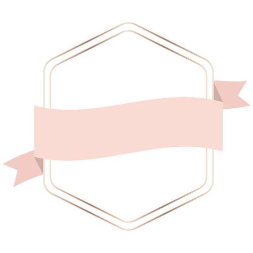 Gold frame with pink gold ribbon banner transparent png - 2025685