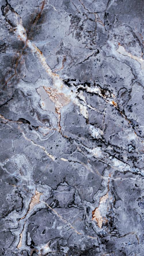 Gray marble texture with streaks mobile background - 2036940