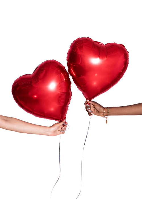Red heart balloons transparent png - 2053441