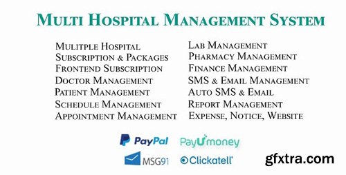 CodeCanyon - Multi Hospital - Hospital Management System (Saas App) (Update: 17 March 20) - 13972431