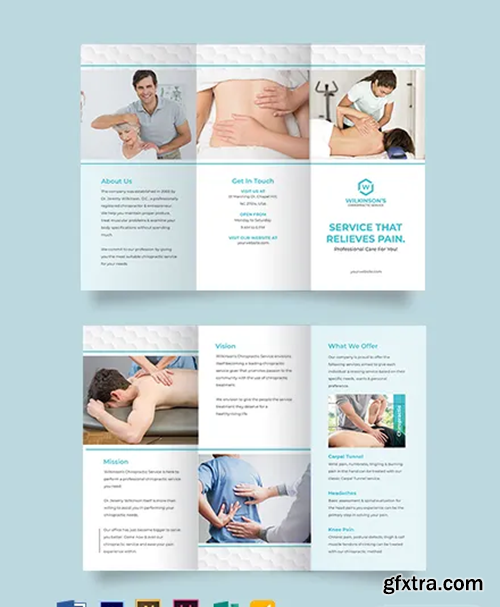 Medical Spa Tri-Fold Brochure Template