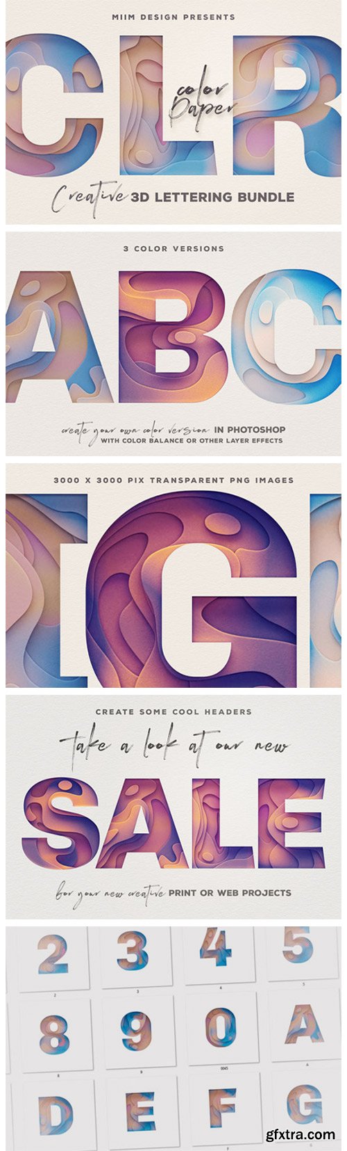 Color Paper – 3D Lettering 4266370