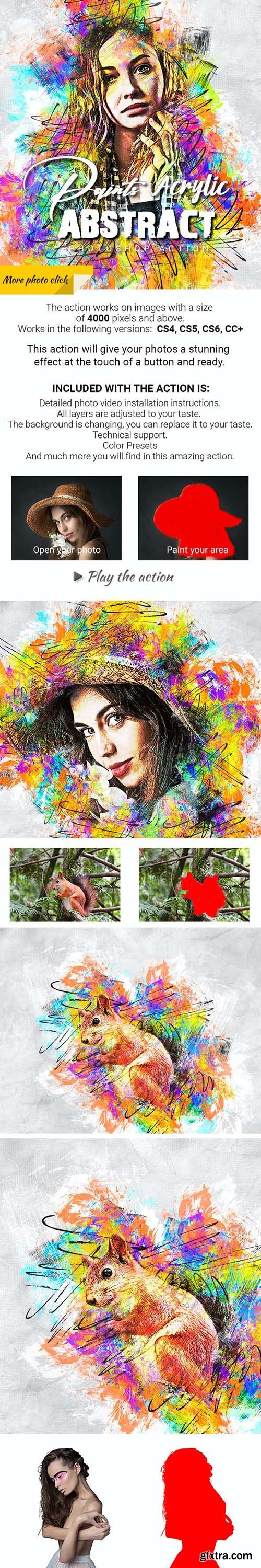 GraphicRiver - Acrylic Abstract Paints Photoshop Action 26754690