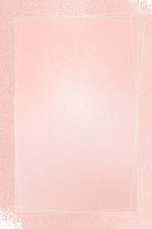 Rectangle frame on pink background template vector - 1217156