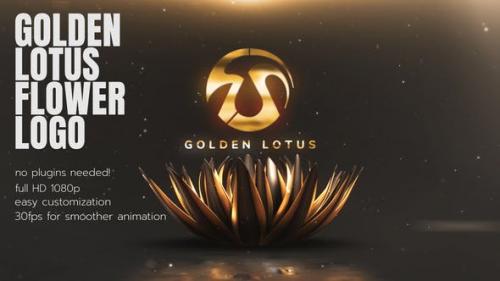 Videohive - Golden Lotus Flower Opener - 26351523