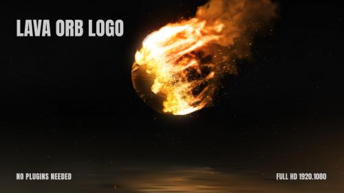 MotionArray - Lava Orb Logo - 430538