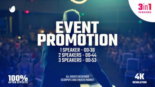 Videohive - Event Promo 1\2\3 speakers - 24353658