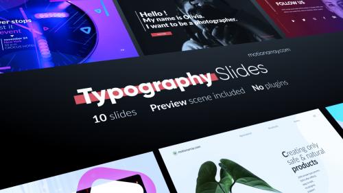 MotionArray - Typography Slides - 213758