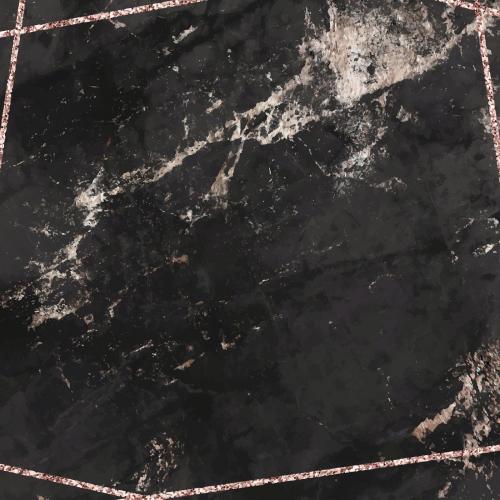 Blank black marble textured background vector - 1222969