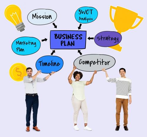 Team with a business plan - 504320