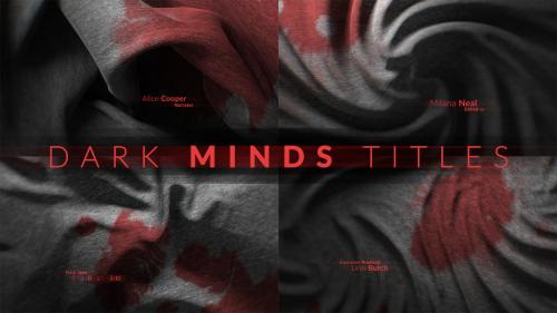 MotionArray - Dark Minds Titles - 617647