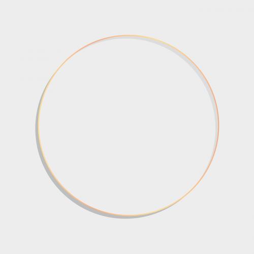 Circle round frame on a blank background vector - 1214880
