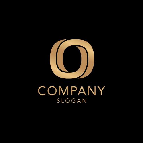 Golden company logo design vector - 1199830