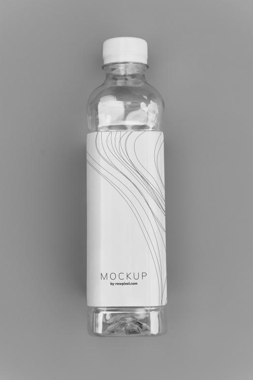 Design space on a water bottle label mockup - 503006